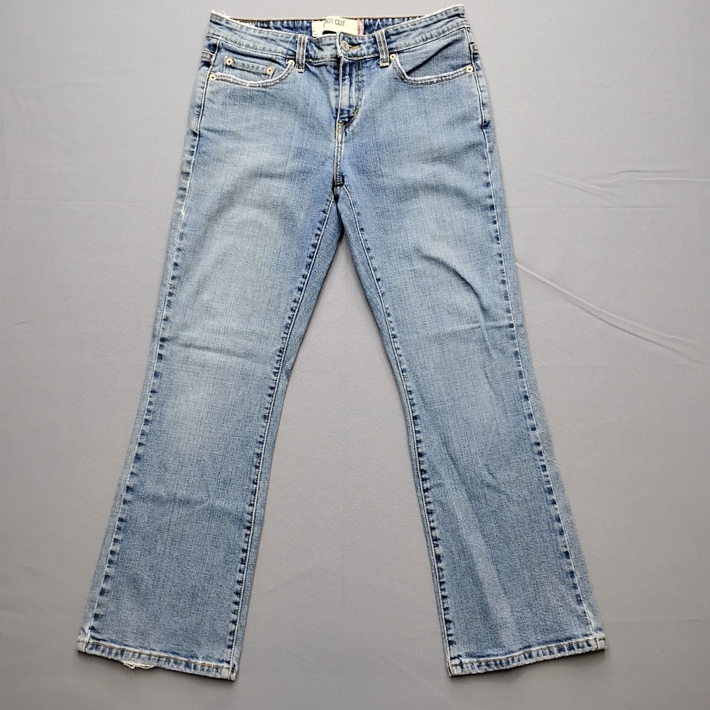 Levis 515 Bootcut Jeans Womens 8M Light Wash Blue Denim Stretch
